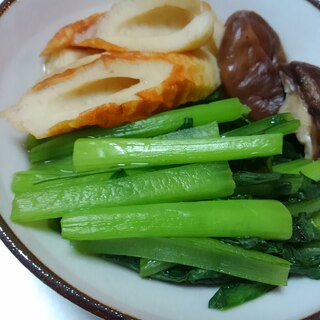 小松菜とちくわの簡単煮びたし